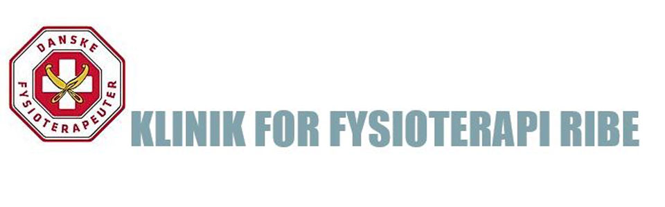 Klinik for fysioterapi i Ribe logo med link til deres hjemmeside.
